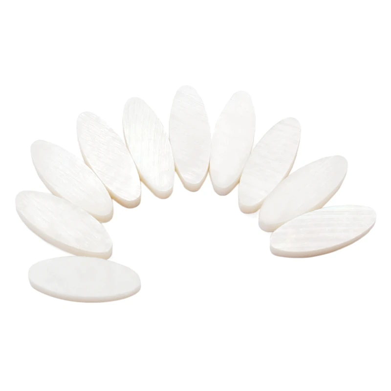 10 шт. инкрустационный материал Белый перламутровый лист заготовки в корпусе