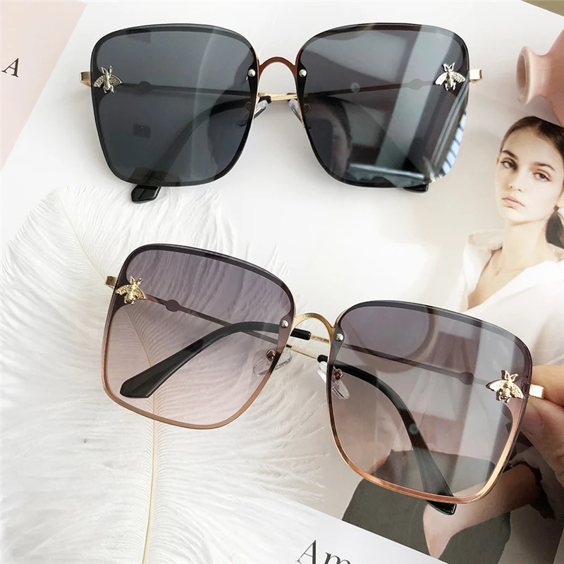 

2019 Oversize Square Sunglasses Men Women Celebrity Sun Glasses Male Driving Superstar Luxury Brand Designer Female Shades UV400