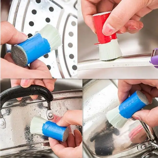 

Stainless Steel Rod Magic Stick Rust Remover Cleaning Wash Brush Wipe Pot Stains Remover Washing Stick Magic Kitchen Cleaning