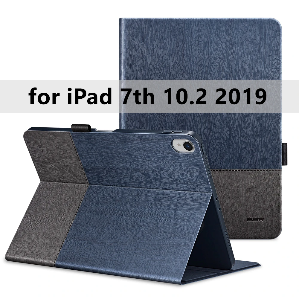 7th 10.2 ESR из искусственной кожи чехол для ipad 9,7 mini 5 7th Gen 10," Air 3 умный защитный чехол-карандаш для ipad 10,2 - Цвет: 7th 10.2