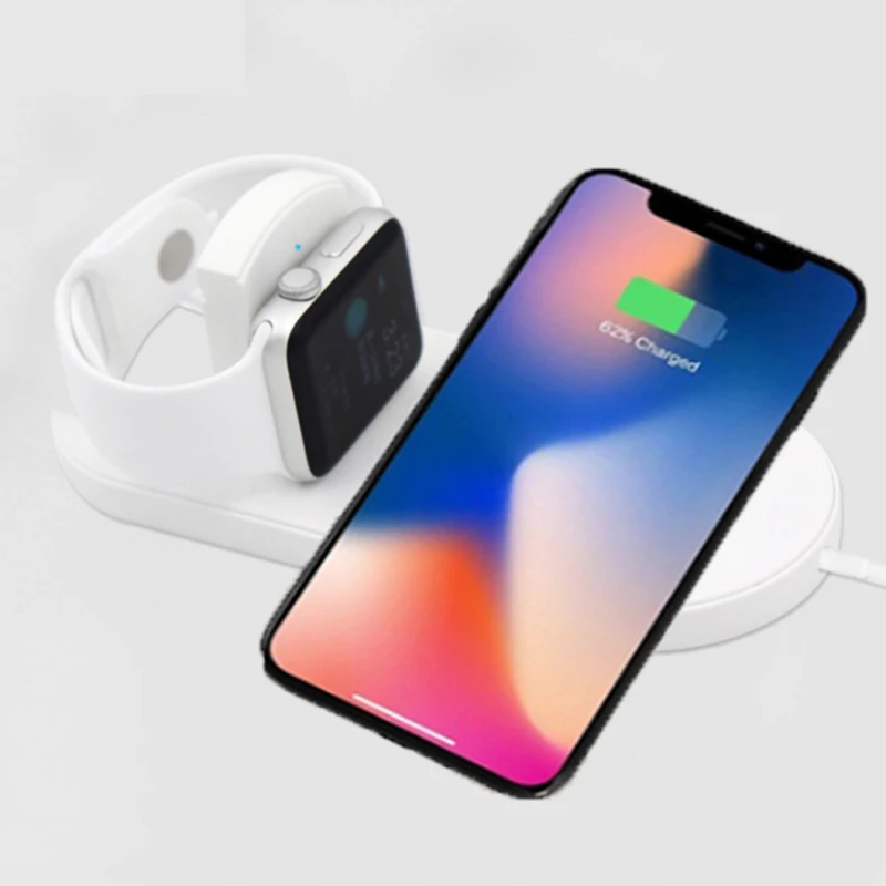 EDAL складное быстрое QC3.0 Беспроводное зарядное устройство 10 Вт Быстрая зарядка одновременно зарядное устройство s для Apple Watch для iphone X 8 samsung S9