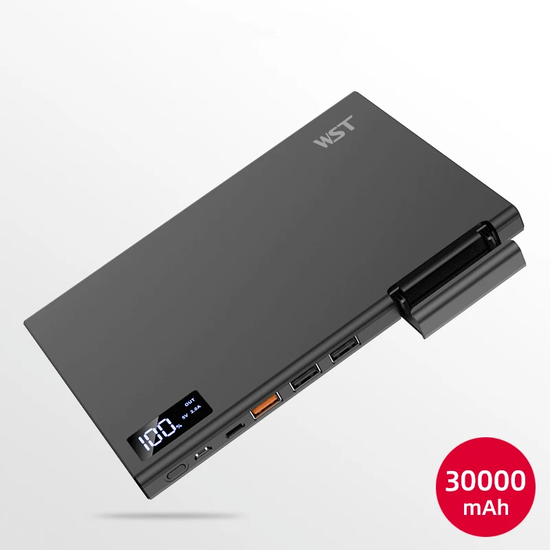 Высокая Ёмкость 30000 мА/ч Мощность банк 3 Порты и разъёмы USB банка для Мобильный