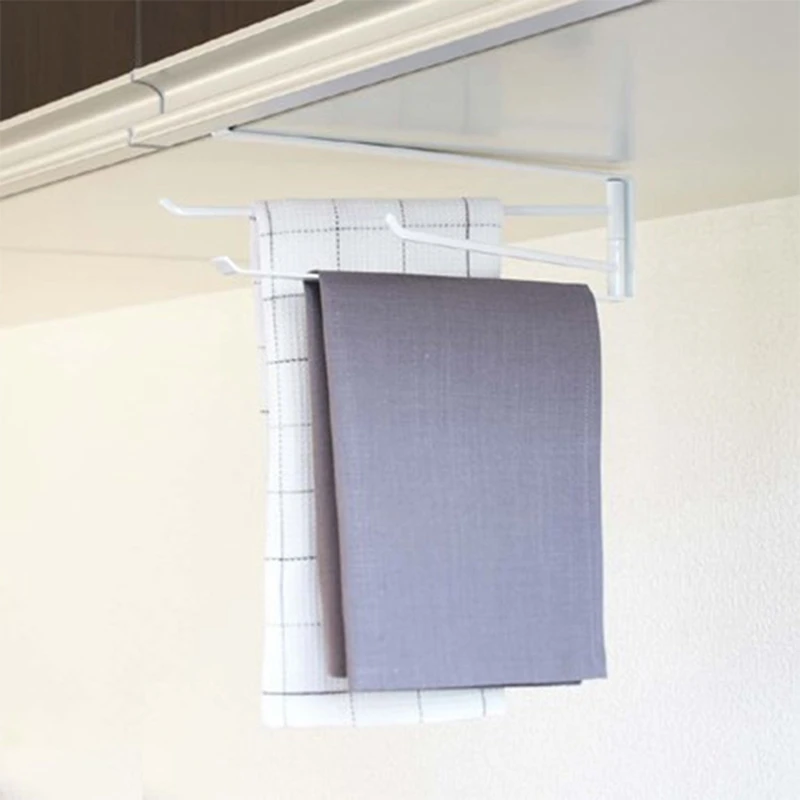 Поворотная стойка для полотенец держатель с 2 вращающимися планками кухни ванной