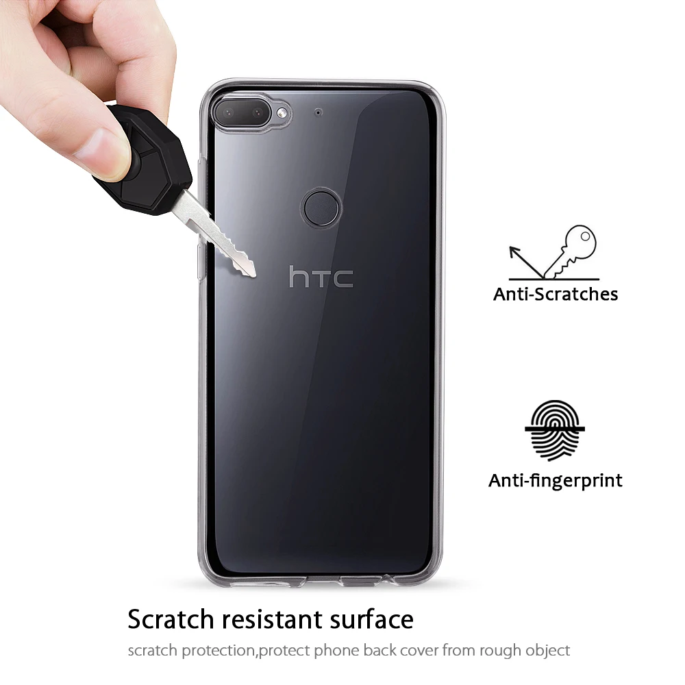 Прозрачный Ультратонкий силиконовый чехол для HTC Desire 21 20 Pro 19s 12S 19 12 Plus | Мобильные