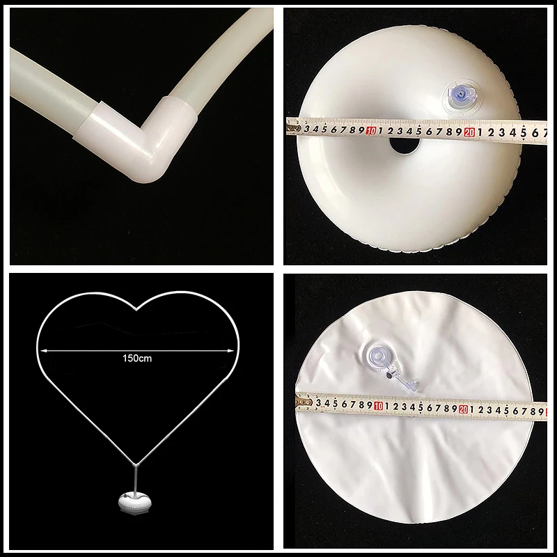 Держатель для дуги в форме сердца и шара 150 см | Дом сад