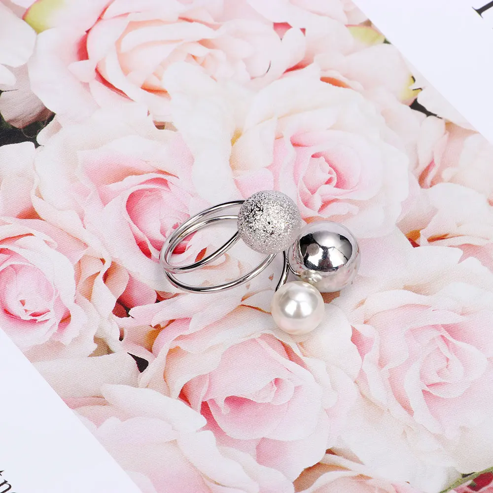 1 шт. модное большое ювелирное изделие кольца на палец с большими металлическими