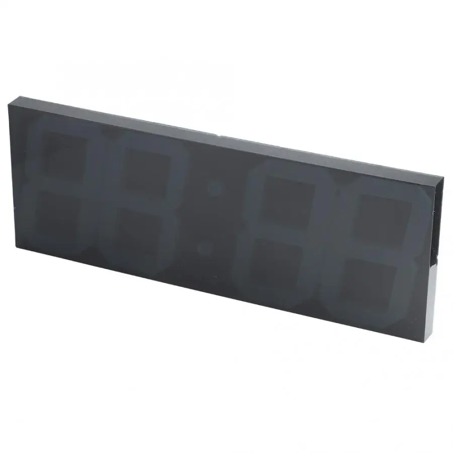 Большие белые цифровые настенные часы светодиодные зеркальные электронные для