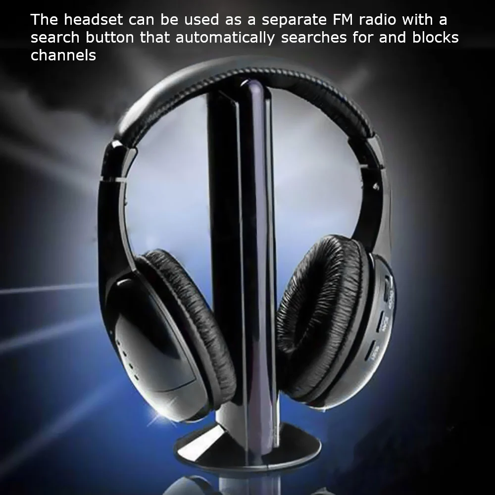 KUBITE MH2001 Беспроводной передатчик наушников на ухо bluetooth гарнитура с FM радио ТВ