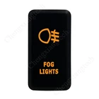 Оранжевый Светодиодный противотуманный фонарь 12 В для Toyota Landcruiser Hilux FJ Cruiser Tacoma Fortuner 4runner OEM, замена нажимного переключателя