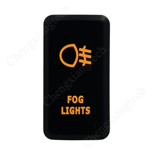 Оранжевый Светодиодный противотуманный фонарь 12 В для Toyota Landcruiser Hilux FJ Cruiser Tacoma Fortuner 4runner OEM, замена нажимного переключателя