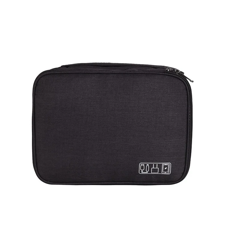 

New Three-Layer Digital Storage Bag USB Data Cable Earphone Wire pen Power bank HDD Organizer Portable Travel Kit Case Pouch