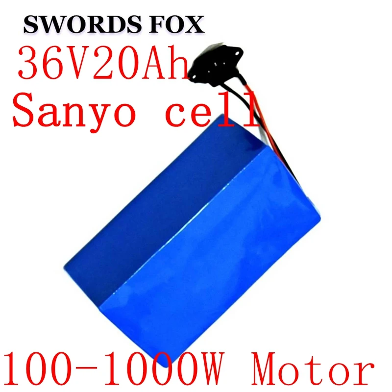 36V 20AH с батарейка Sanyo Электрический велосипед Ebike аккумулятор литиионый 36v 1000W