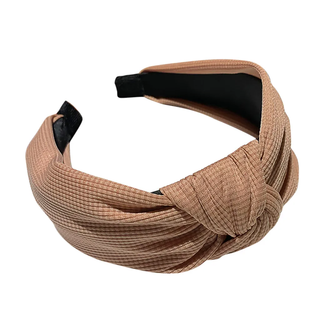 Флуоресцентная Женская повязка на голову модный ободок однотонный милый