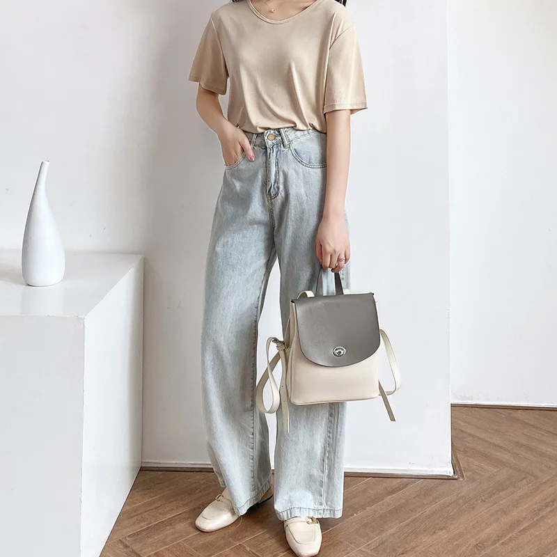 

Female bag Autumn And Winter 2020 new female backpack trend school bag simple fashion backpack large capacity bag female