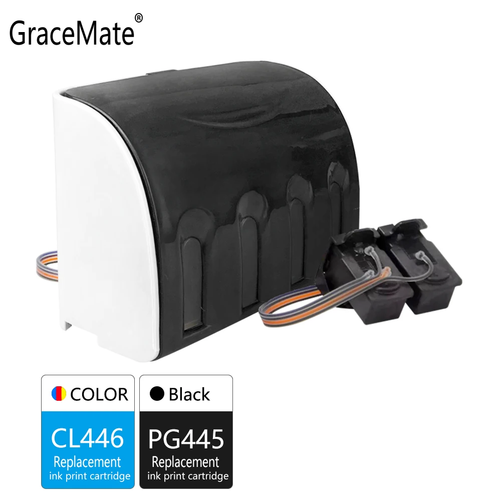 GraceMate совместимый для Canon PG445 CL446 СНПЧ чернильный картридж принтера PIXMA MG2440 MG2540 MG2940