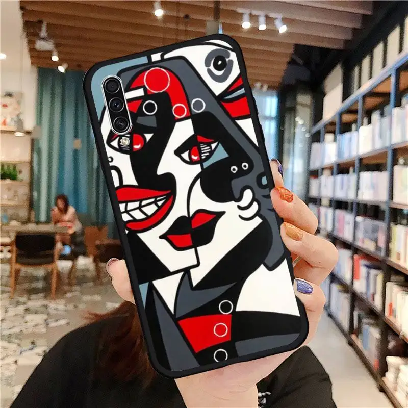 

Picasso abstract Art painting Phone Case For Samsung galaxy A S note 10 7 8 9 20 30 31 40 50 51 70 71 21 s ultra plus