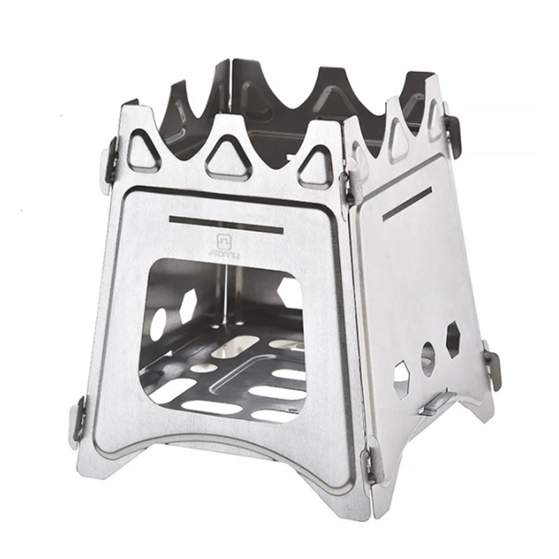 Складная туристическая плита портативная Ультралегкая деревянная горелка с