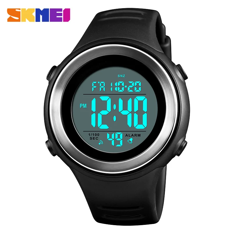 SKMEI Japan movement electronic Men Sports Watches Countdown stopwatch Repeater Male Clock 50M Waterproof relogio masculino 1394