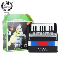 m mbat 17 key 8 bass accordion beginner keyboard musical instrument early educational toy mini accordion kids children gift