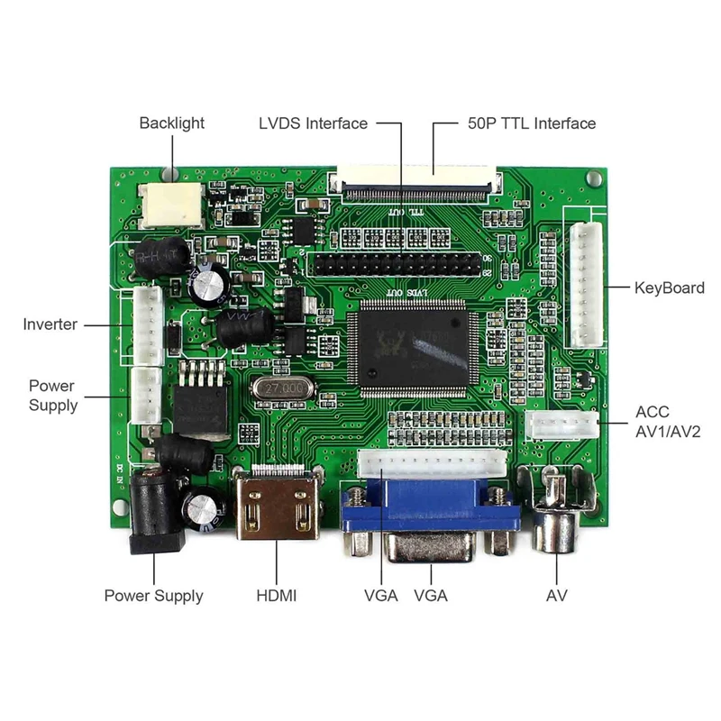 ЖК-дисплей для Raspberry Pi 3 12 дюйма LQ123K1LG03 1280*480 | Компьютеры и офис
