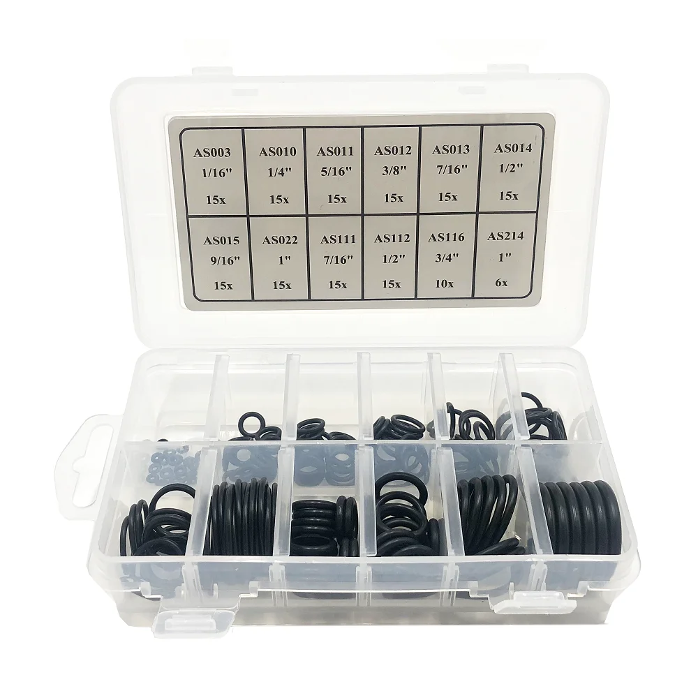 166 шт. набор уплотнительных колец для подводного плавания 12 размеров FKM 90 Duro