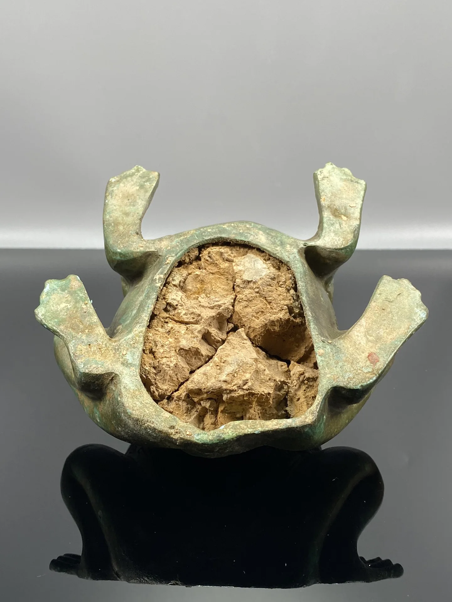 

LaoJunLu Fine Bronze Frog Imitation antique bronze masterpiece collection of solitary Chinese traditional style jewelry