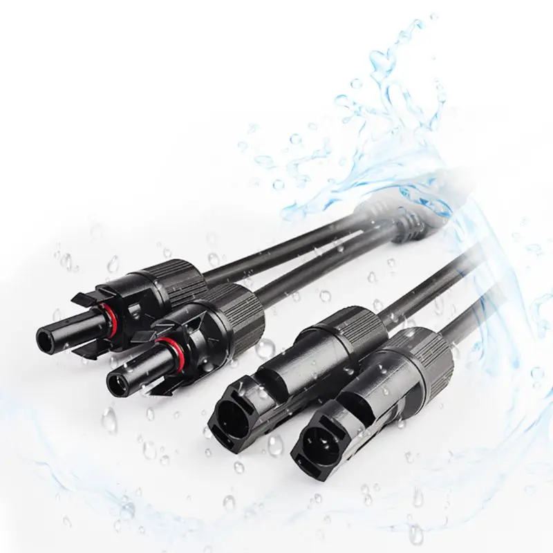 1 пара соединительный кабель Электрический Солнечный Панель провод