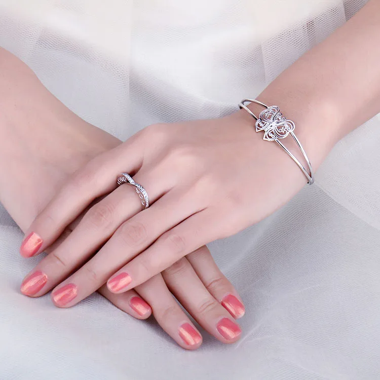 JewelryPalace люблю тебя набор канала круглый, кубический цирконий обручальное кольцо с сердцем 925 пробы серебро для годовщины помолвки подарок Вечерние