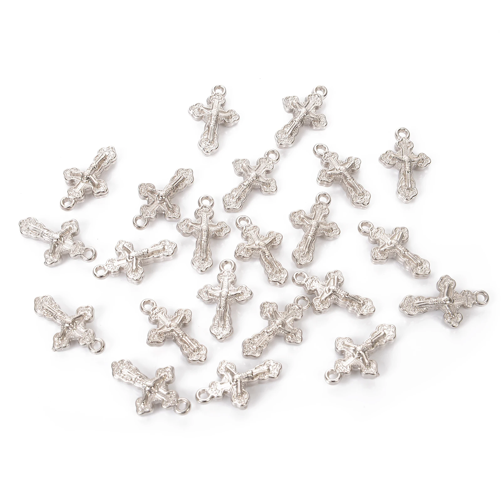 Акриловые бусины с отверстиями золотистые/Серебристые отверстием для