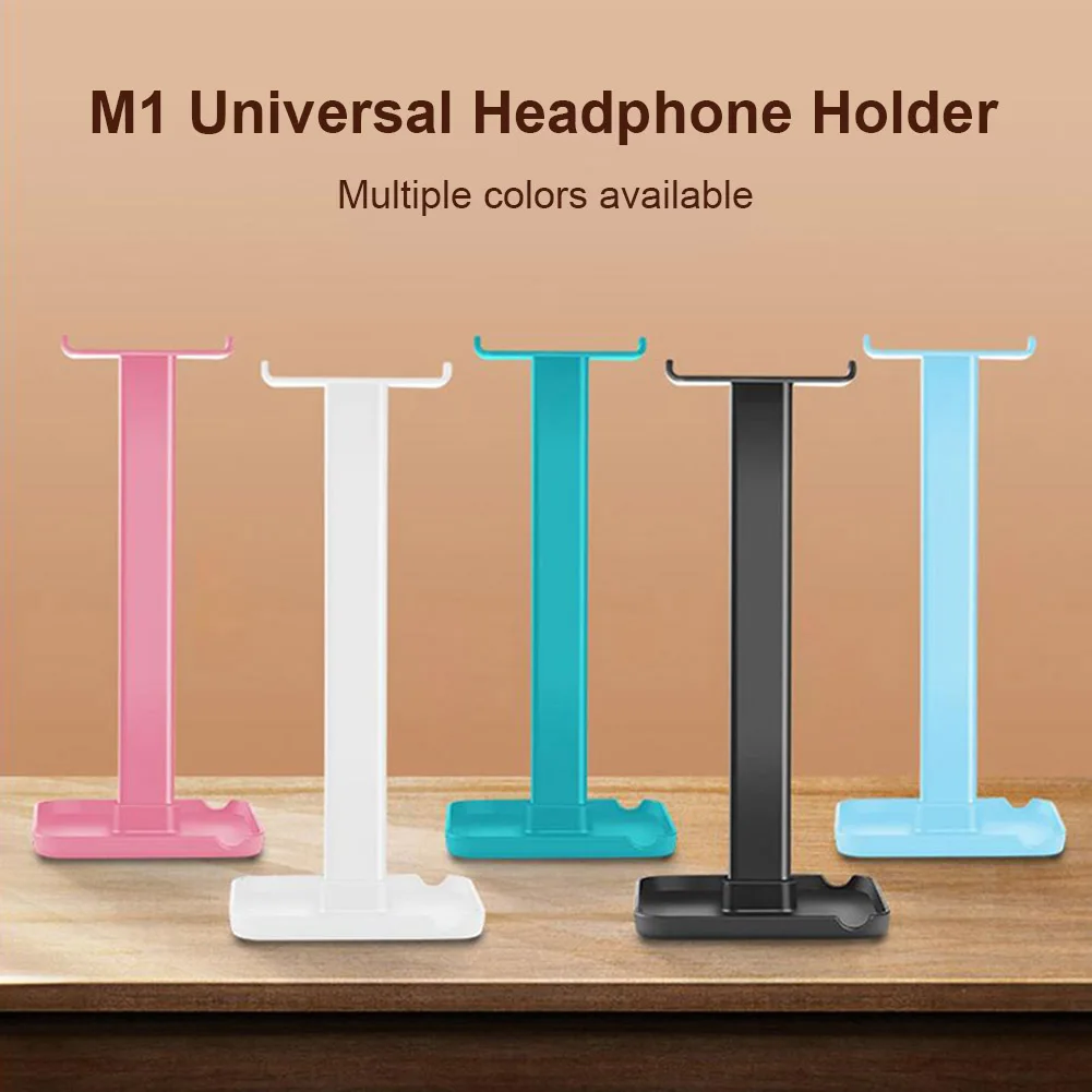 

Universal Hook Head Mounted Headphone Headset Holder M1 Earphone Hanger Earphone Table Desktop Display Stand Shelf Bracket