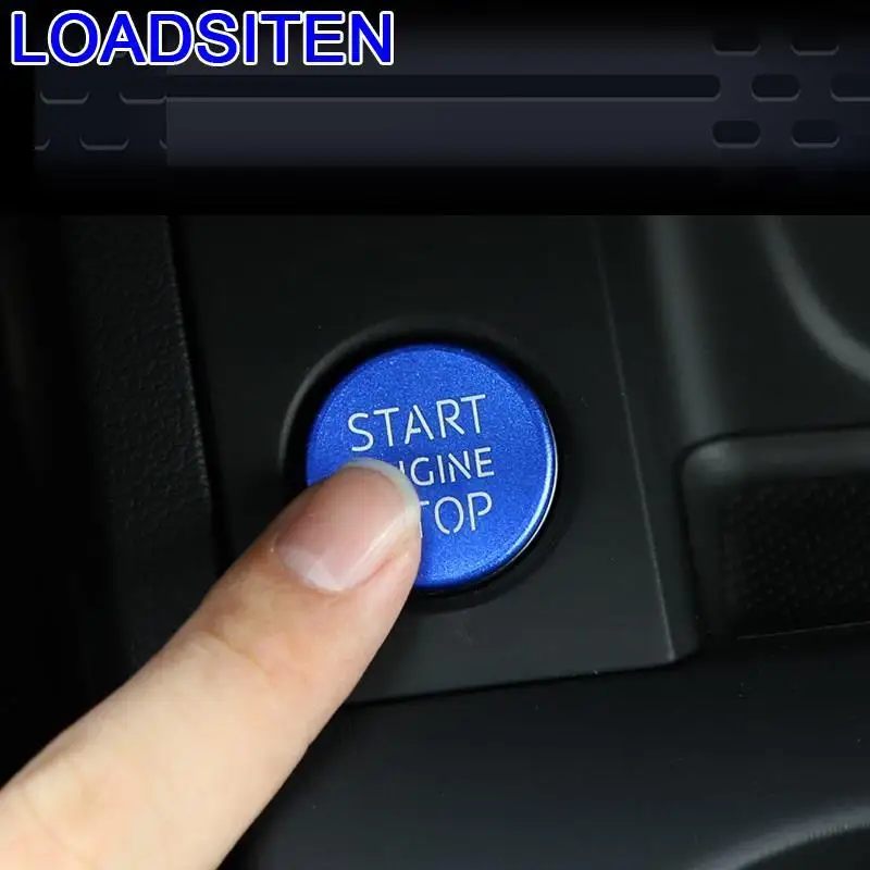 Декоративные модифицированные автомобильные кнопки зажигания хрома внутренняя