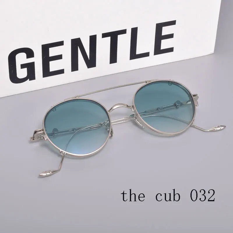 

2021 GENTLE Brand Design The Cub 032 Optiacl Eyeglasses Frames Round Frames With Clip Sunglasses Men Women With Case