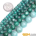 Натуральные драгоценные камни 6 мм 8 мм 10 мм русский Амазонит круглые камни россыпью для изготовления ювелирных изделий нитка 15 