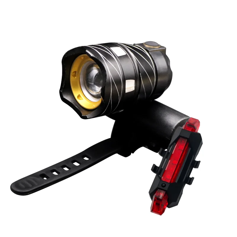 

Bicycle 3000mAhT6 LED Light MTB Bike Front Lamp Waterproof Cycling Torch Headlight With USB Rechargeable Built-in Battery Light
