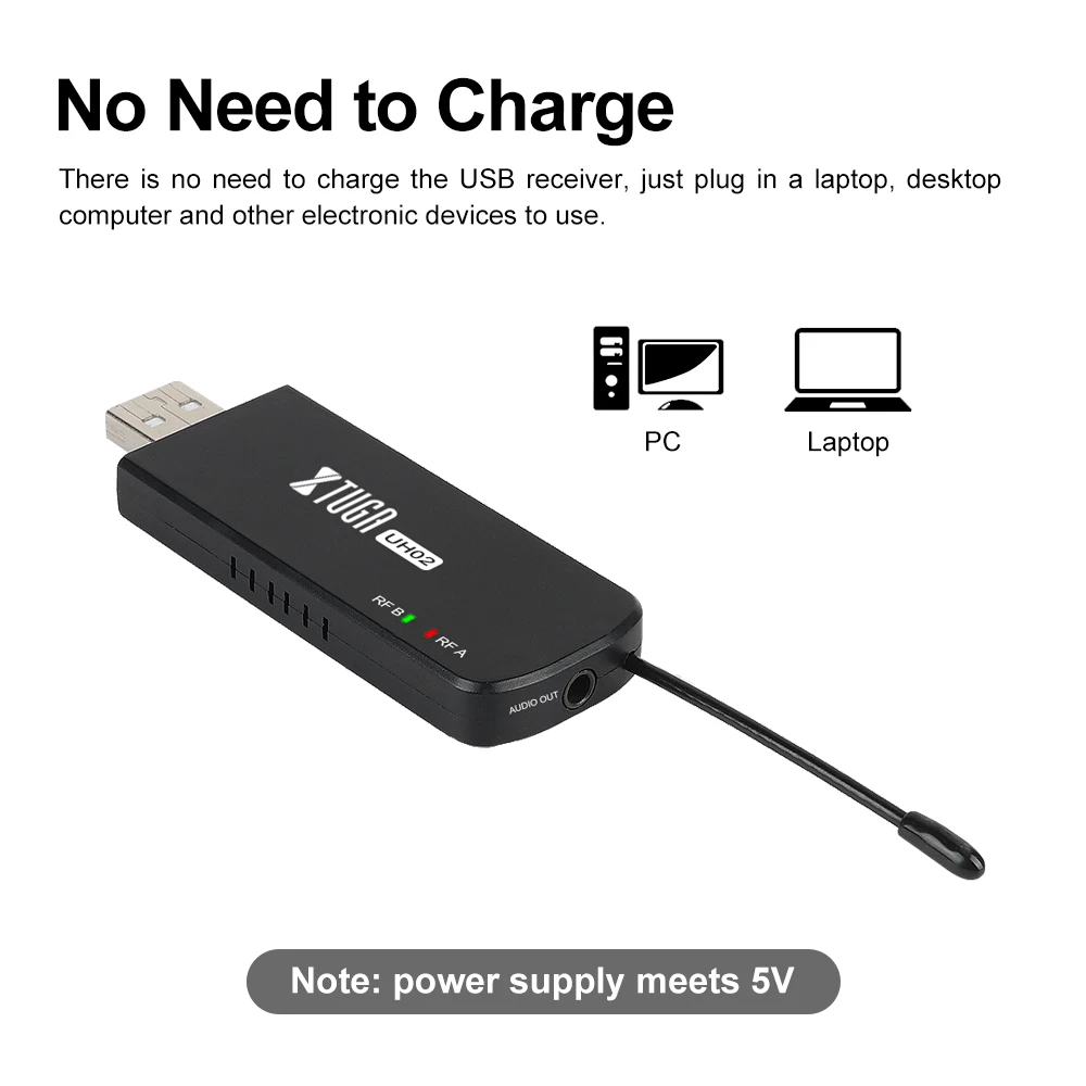 Беспроводной караоке-микрофон XTUGA двухканальный металлический динамический