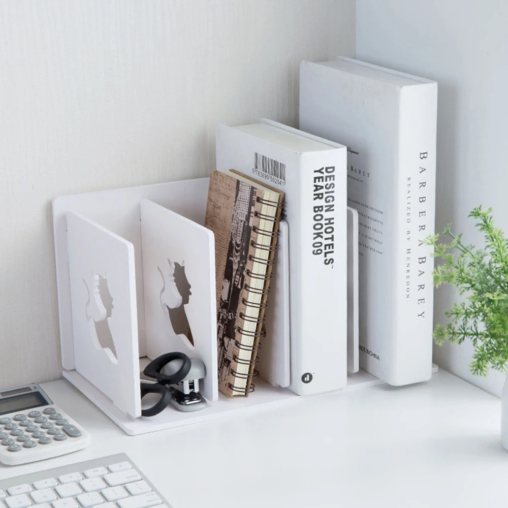 

Plastic Book Stand Bookends Bookends Frame Useful Home Creative Bookend Stationery Convenient Office Book Shelf Document
