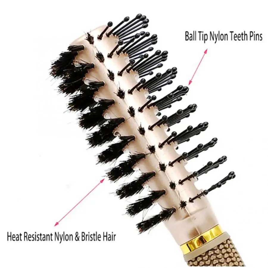 Профессиональная двухсторонняя Расческа для укладки волос устойчивая к