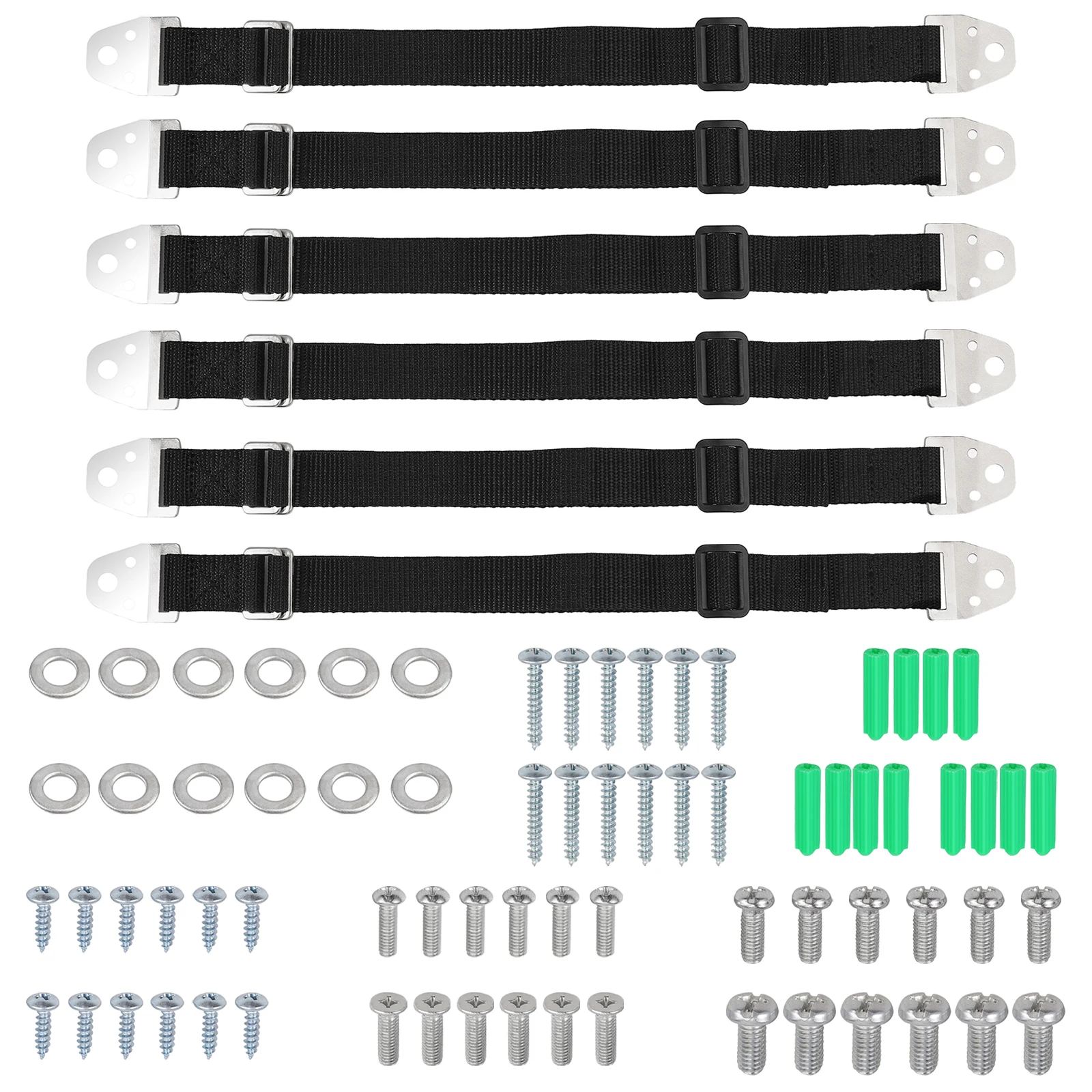 TANiCE 6 шт. высококачественные мебельные ремни с анти наконечником для телевизора