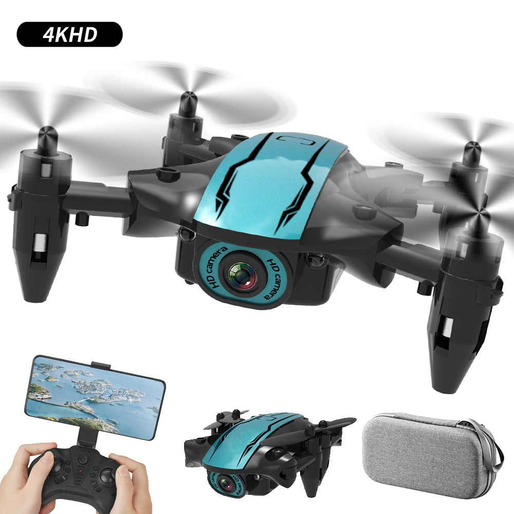 

Mini RC Drone WiFi 4K HD Camera Quadcopter Mobile Control FPV Folding Aerial Arm Dron Hight Hold Mode One Key Return Toys