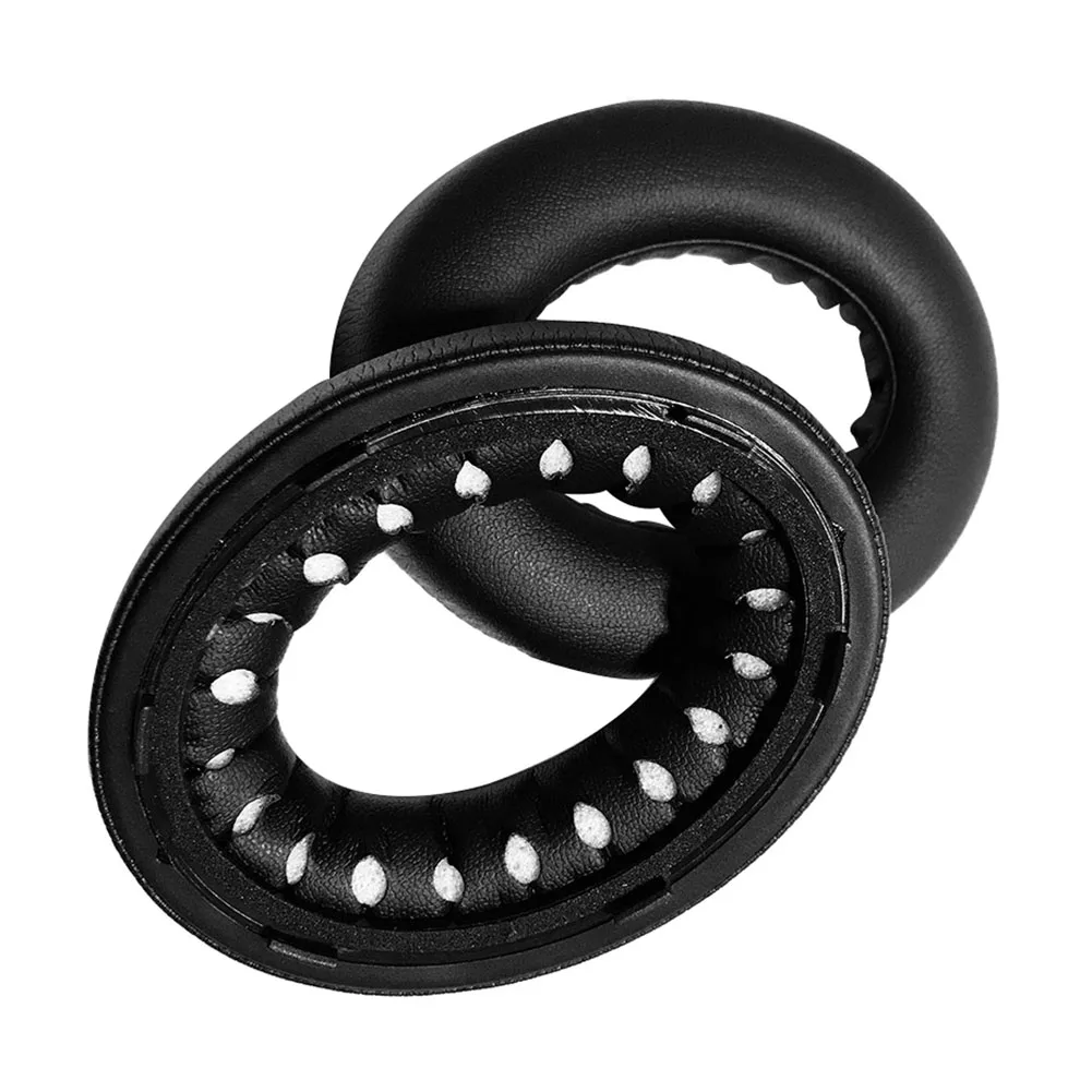 Сменные амбушюры из Протеиновой кожи поролоновые для наушников BOSE NC700 с