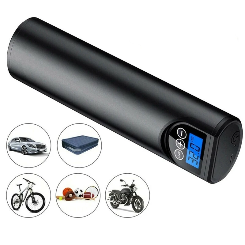 

Tyre Inflator Cordless Portable Compressor Digital Car Tyre Pump 12V 150PSI Rechargeable Air Pump for Car Bicycle Tires Balls