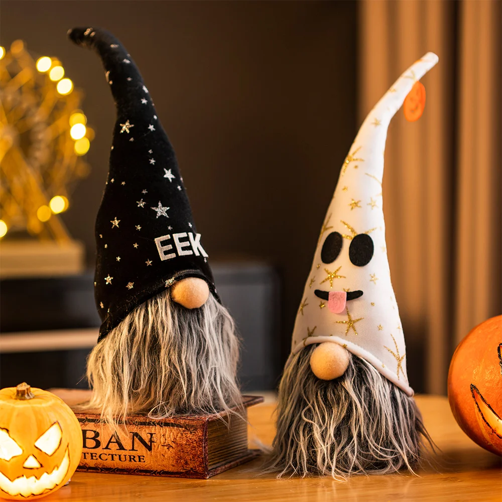 

Плюшевая кукла карликовая в скандинавском стиле на Хэллоуин, украшение для дома, гостиной, спальни, офиса, рабочего стола, Креативные украше...