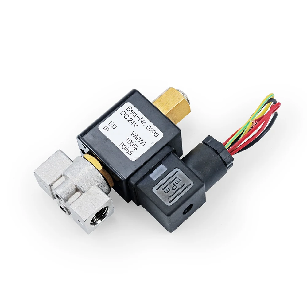 1/4" Normally Open Stainless Steel SS 304 2-Way Solenoid Valve DN8 For Oil Water Air Gas Pipe Fitting AC220V/110V DC12V/24V |