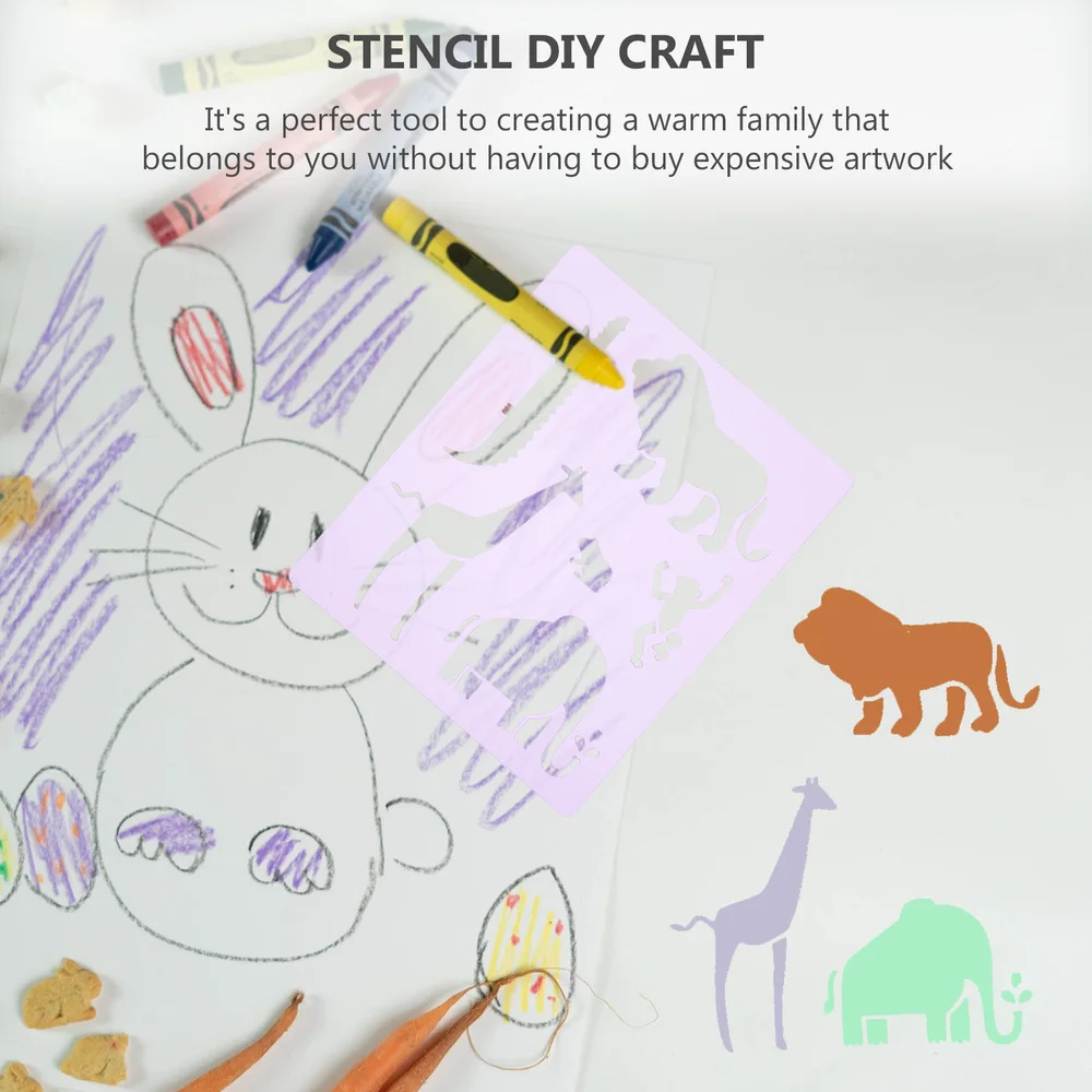 

14Pcs Multipurpose Painting Drawing Stencils Templates for Kids DIY Art Craft