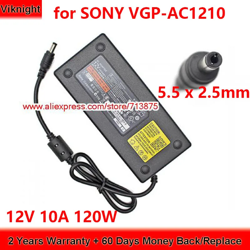 

12V 10A адаптер переменного тока для SONY VGP-AC1210 120W Зарядное устройство ADP-1210 BB EADP-96GB в EPS-10 Питание