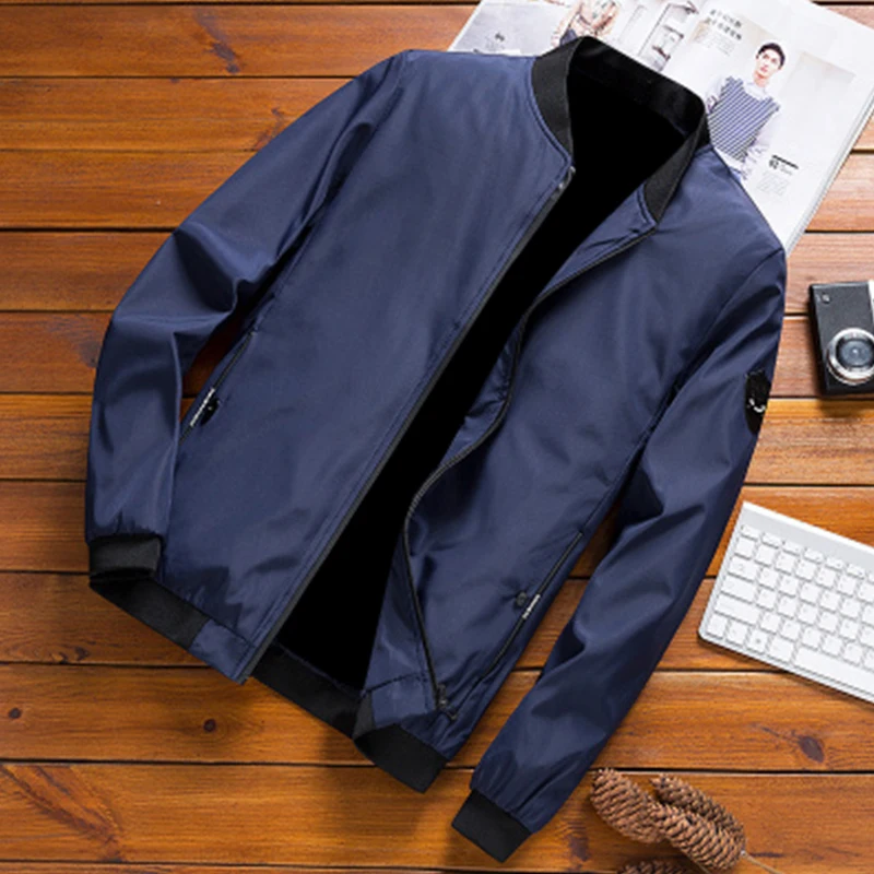 Mens Bomber Jackets Autumn Spring Fashion Men Casual Army Military Slim Fit Coats Streetwear Pilot Jacket Hip Hop Clothing Male | Мужская