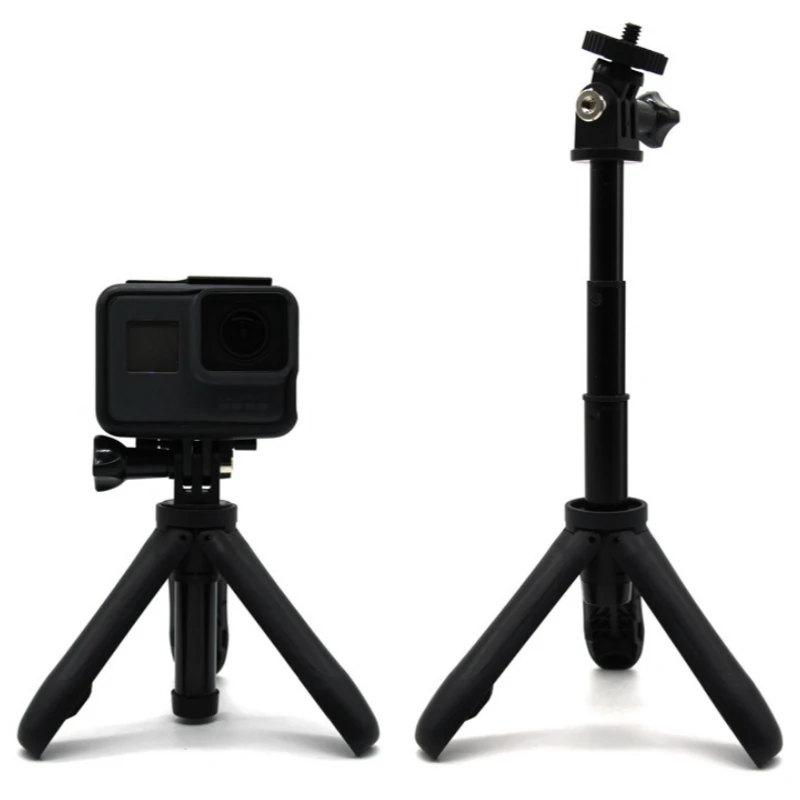 Мини штатив с креплением для экшн камеры Tripode селфи выдвижной монопод Gopro Hero 6 5 4 3