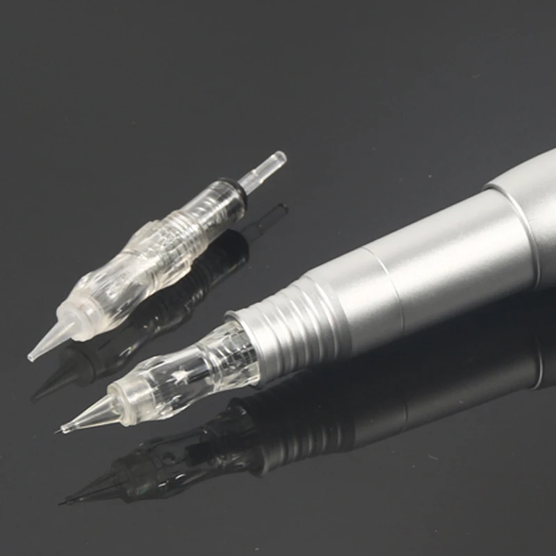 

1RL 3RL 5RL одноразовая тату игла из нержавеющей стали сопло Перманентный макияж бровей картридж иглы 100 шт. для тату-машины