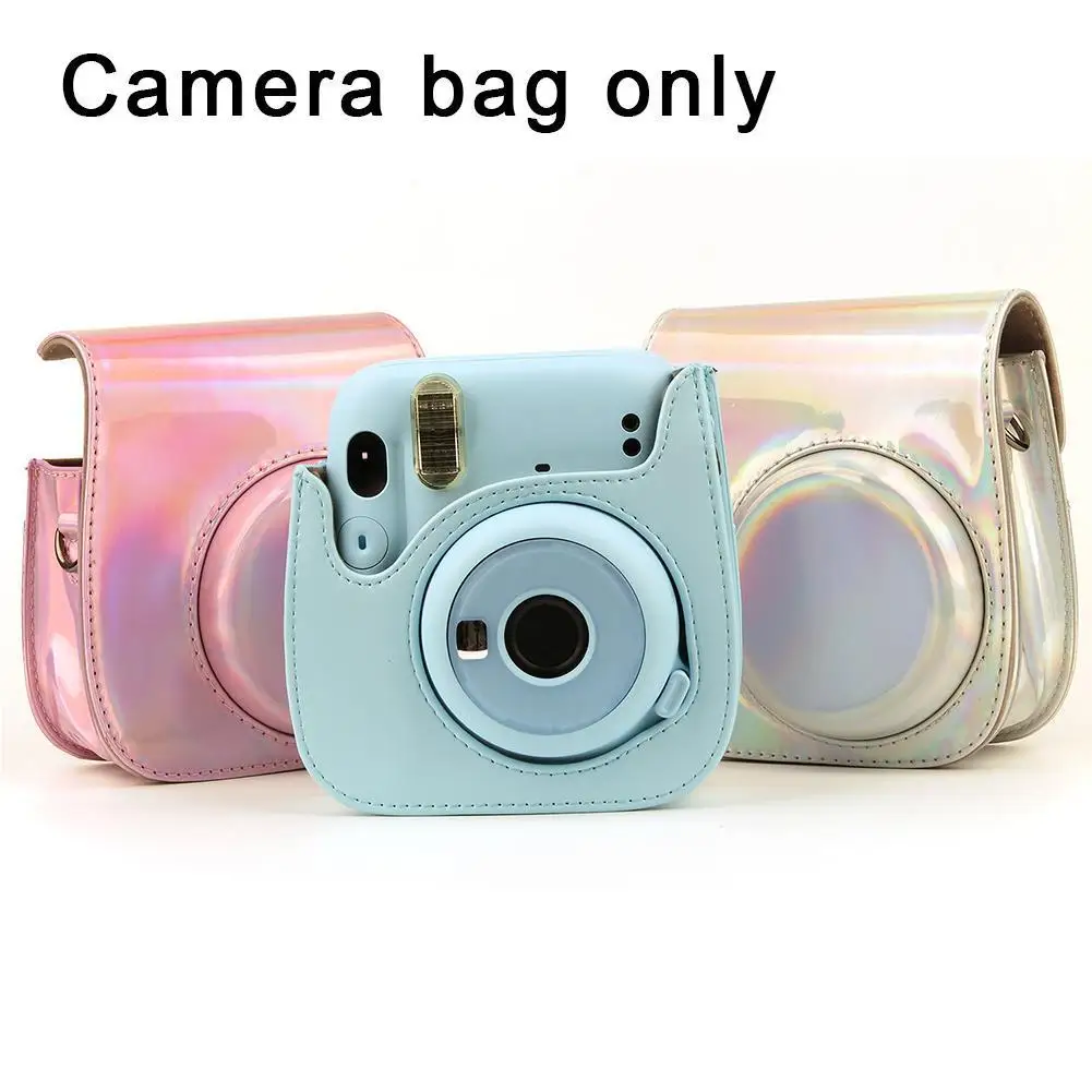 

Photography Camera Bag For Polaroid Mini11PU Leather Camera Bag With Strap Fit Bag