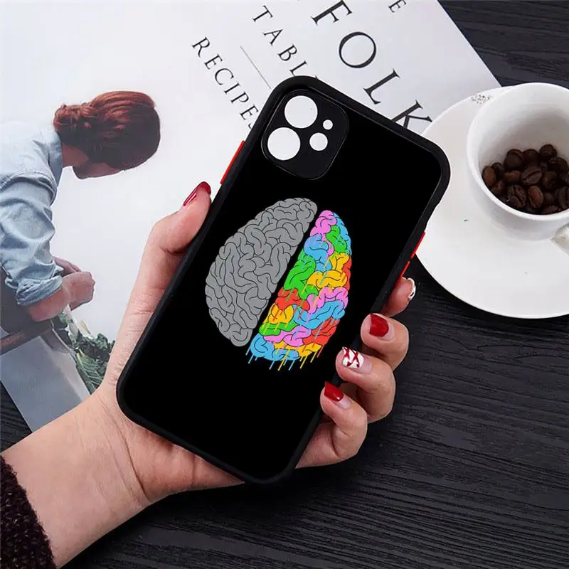 

Brain Test Tricky Puzzles Games Phone Case matte transparent For iphone 7 8 11 12 plus mini x xs xr pro max cover